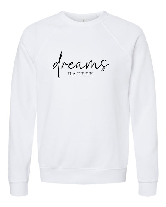 Rebranded "dreams happen" Premium Crewneck Sweatshirt