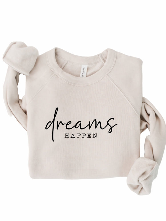 Rebranded "dreams happen" Premium Crewneck Sweatshirt