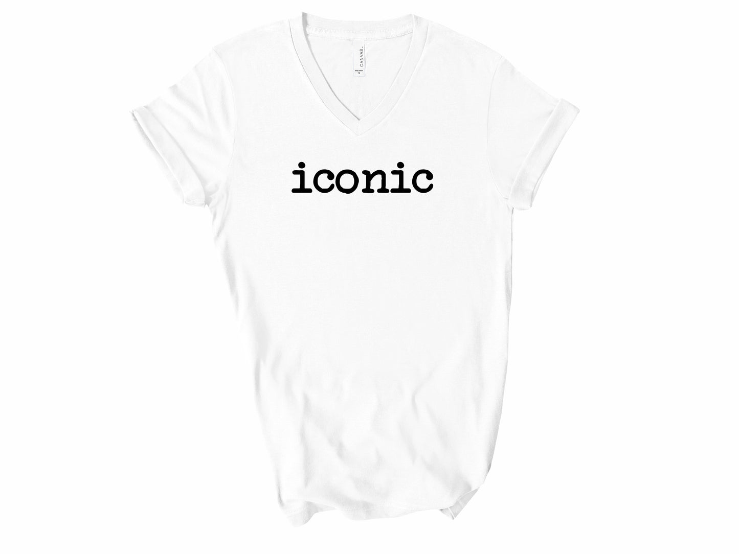 Rebranded "iconic" V-Neck Graphic Tee