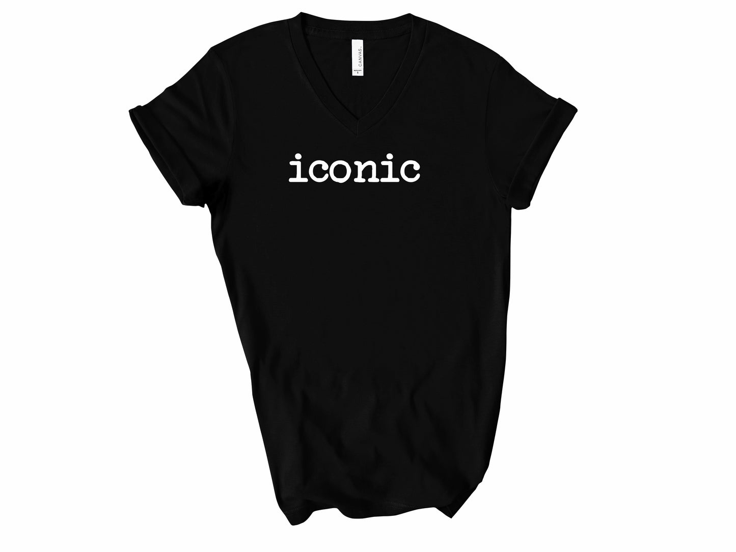 Rebranded "iconic" V-Neck Graphic Tee