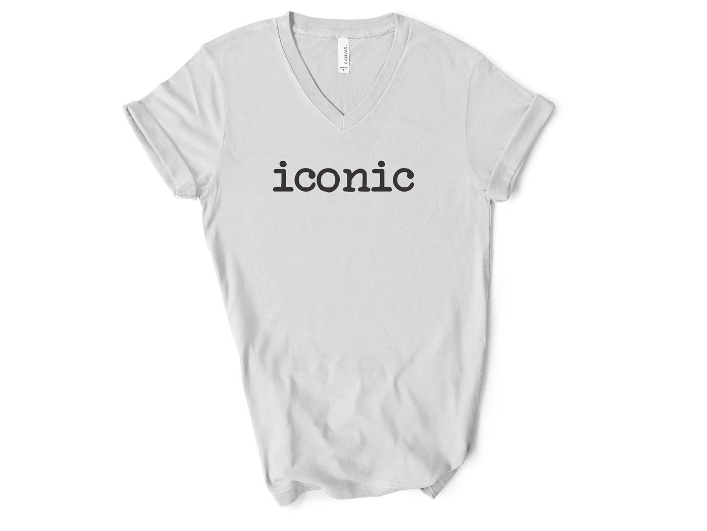Rebranded "iconic" V-Neck Graphic Tee