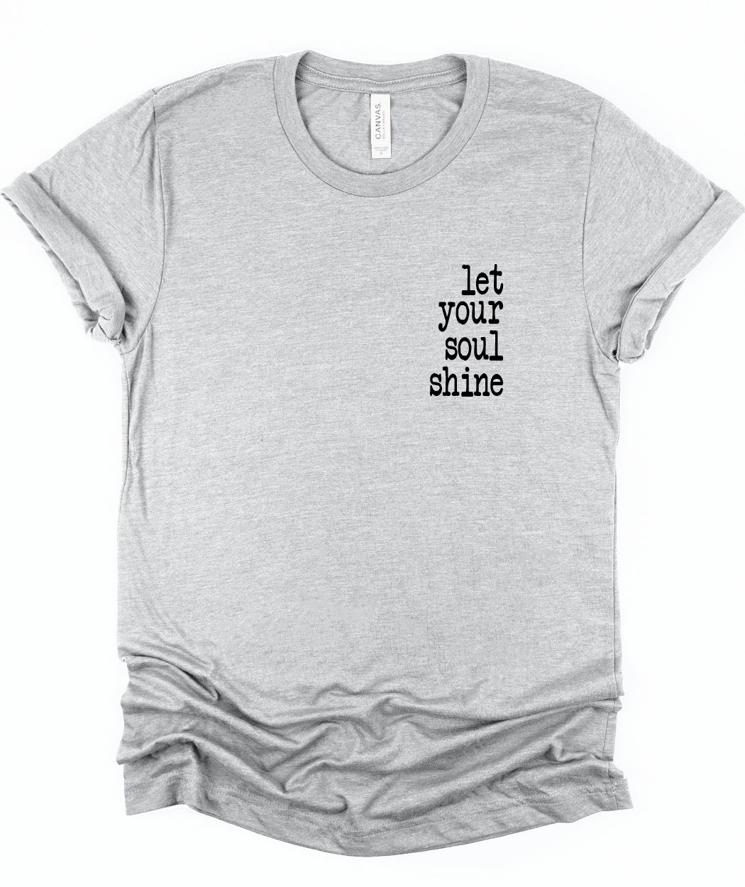 Rebranded "let your soul shine" crewneck Graphic Tee