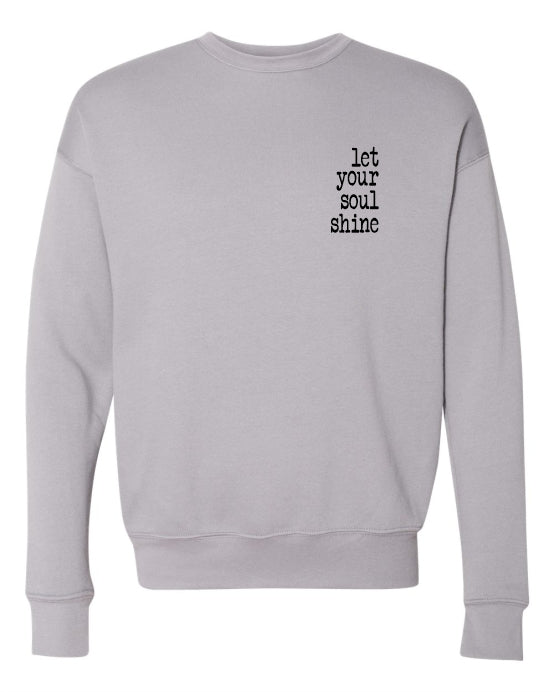 Rebranded "let your soul shine" Premium Crewneck Sweatshirt
