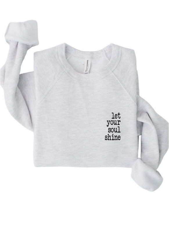 Rebranded "let your soul shine" Premium Crewneck Sweatshirt