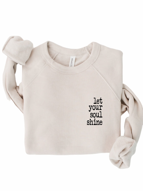 Rebranded "let your soul shine" Premium Crewneck Sweatshirt