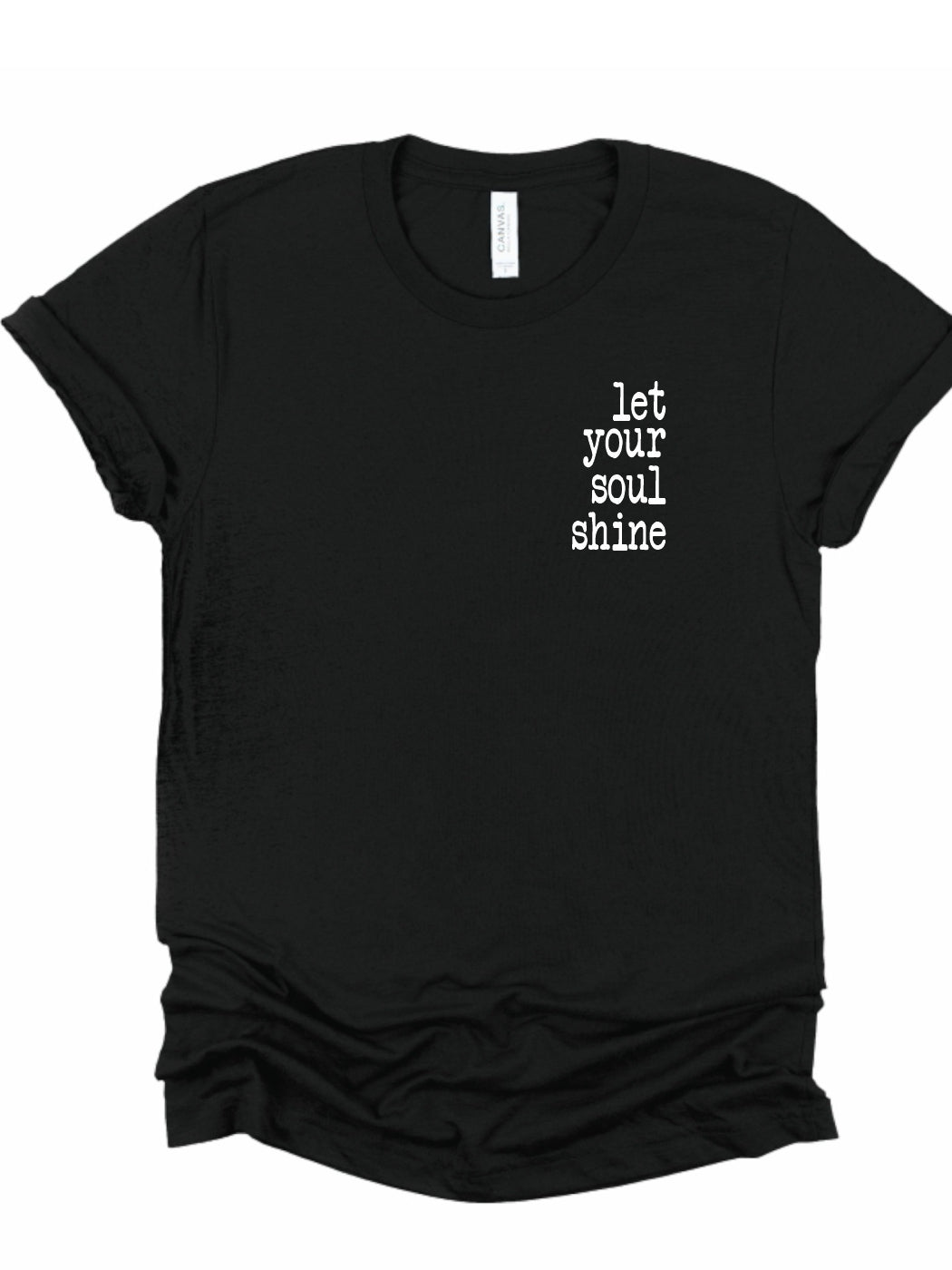 Rebranded "let your soul shine" crewneck Graphic Tee