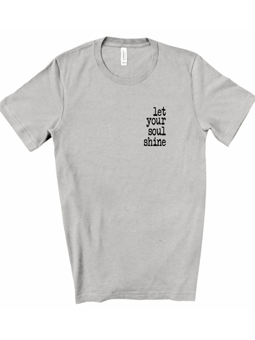 Rebranded "let your soul shine" crewneck Graphic Tee