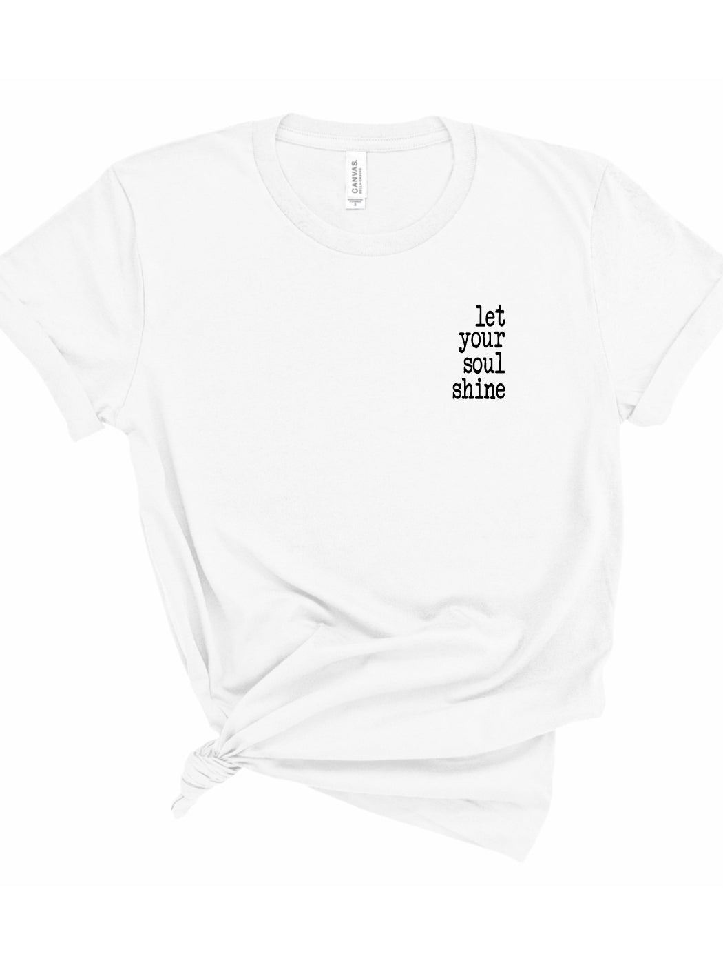 Rebranded "let your soul shine" crewneck Graphic Tee