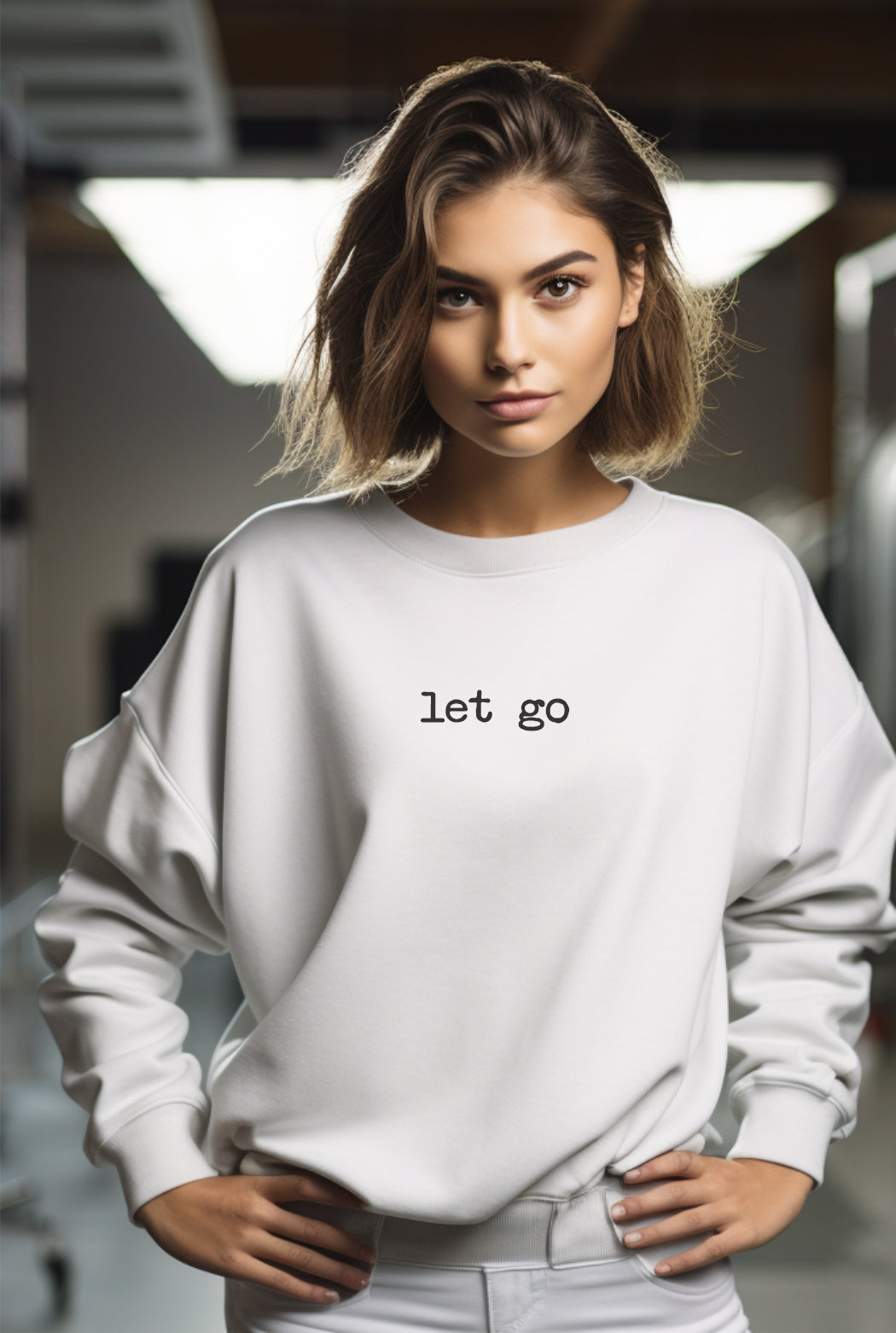 Rebranded "let go" Crewneck Sweatshirt