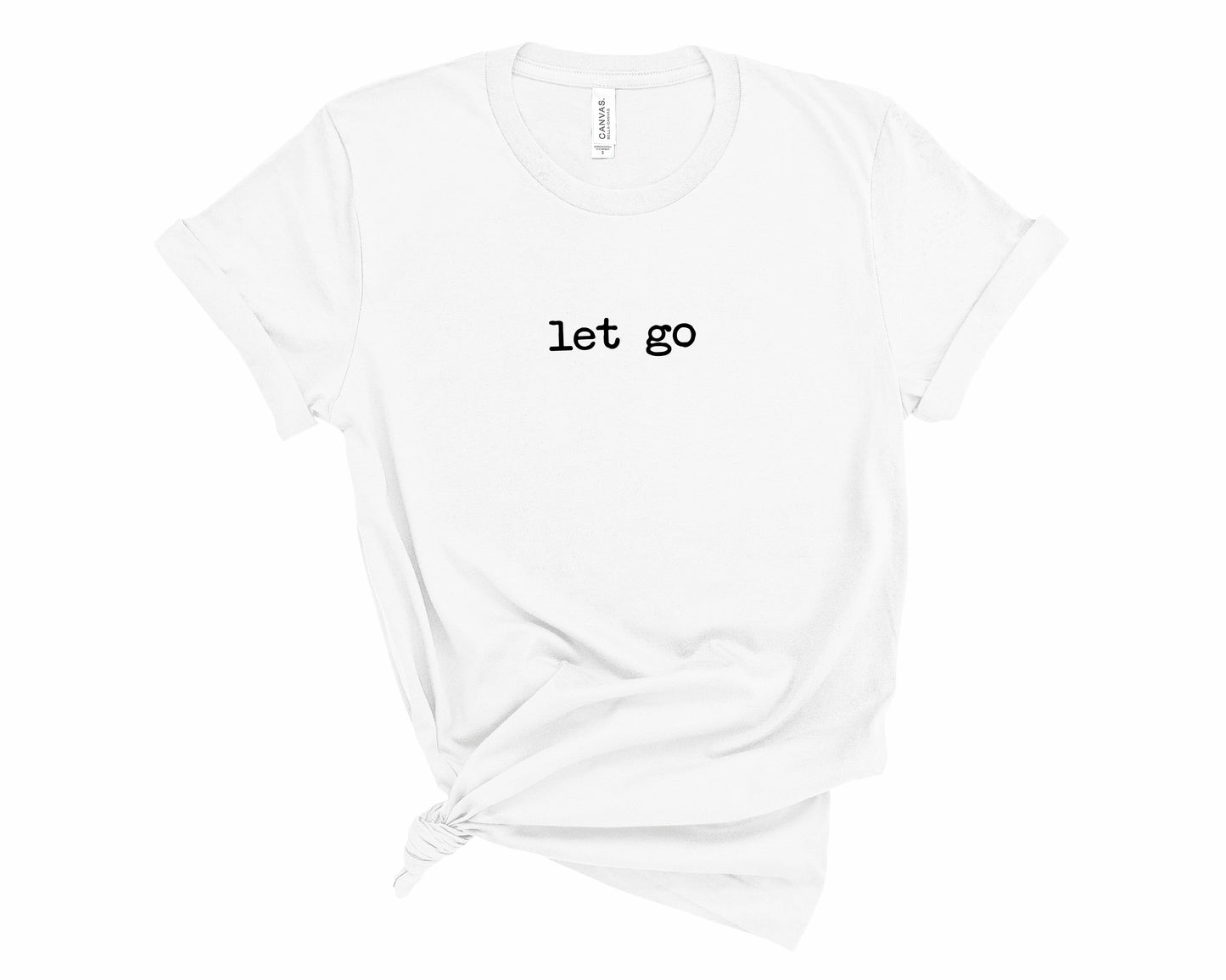 Rebranded "let go" Crewneck Graphic Tee