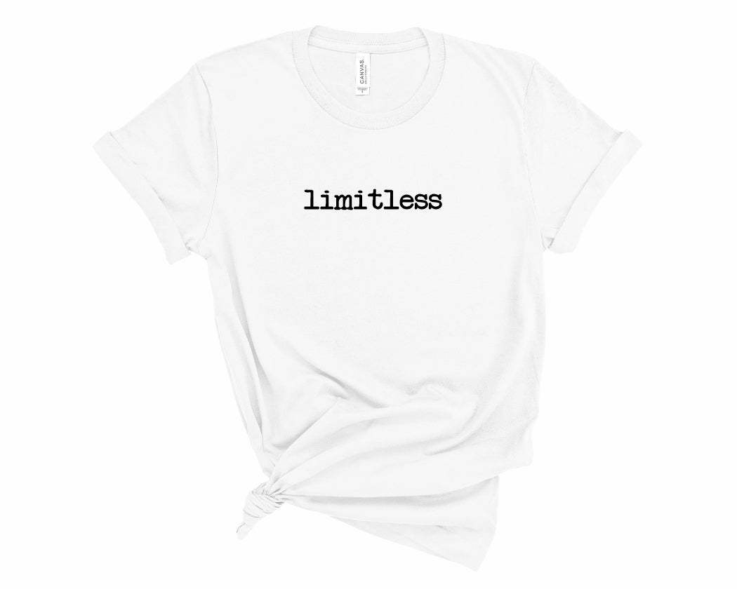 Rebranded "limitless" Crew Neck Tee