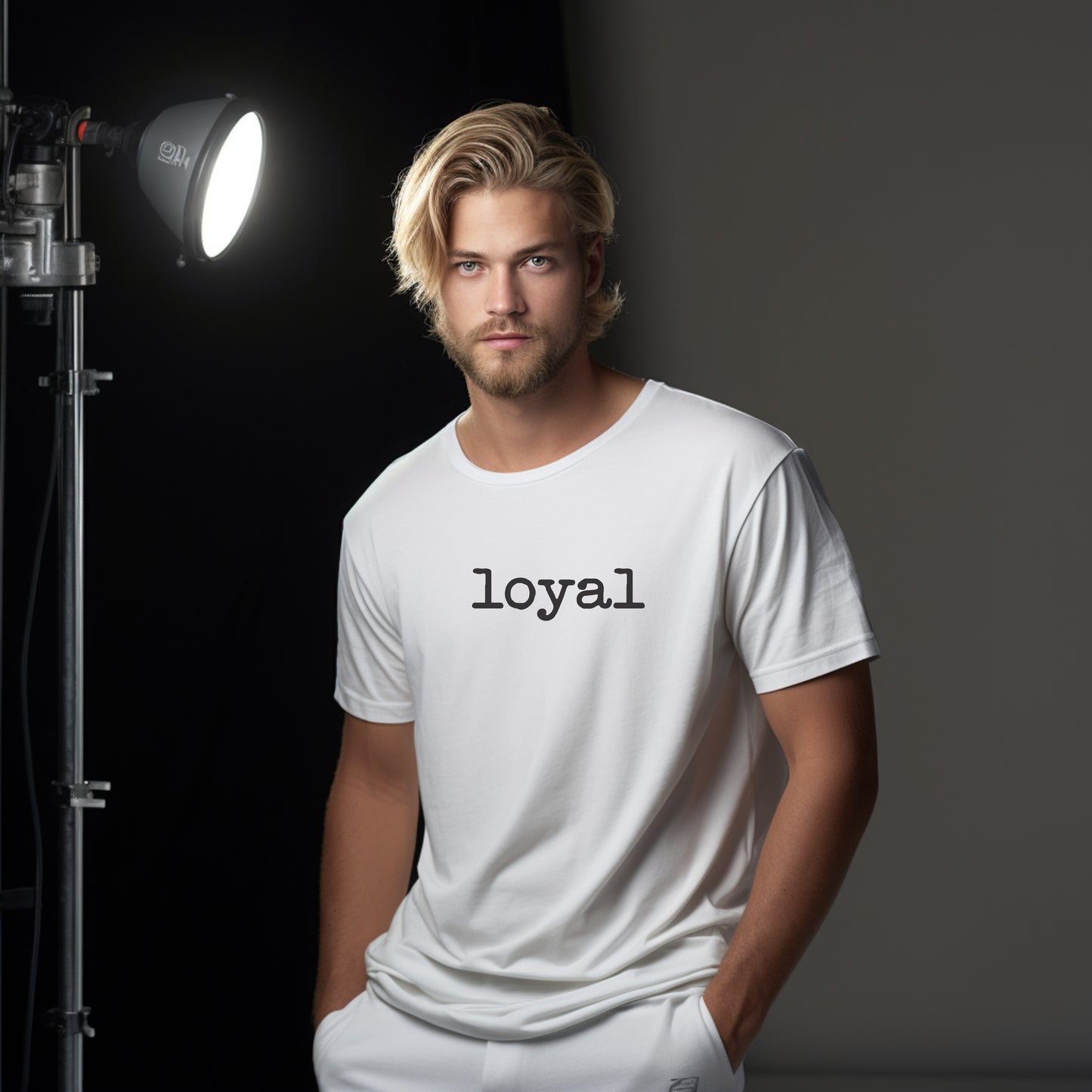 Rebranded "loyal" Crewneck Graphic Tee