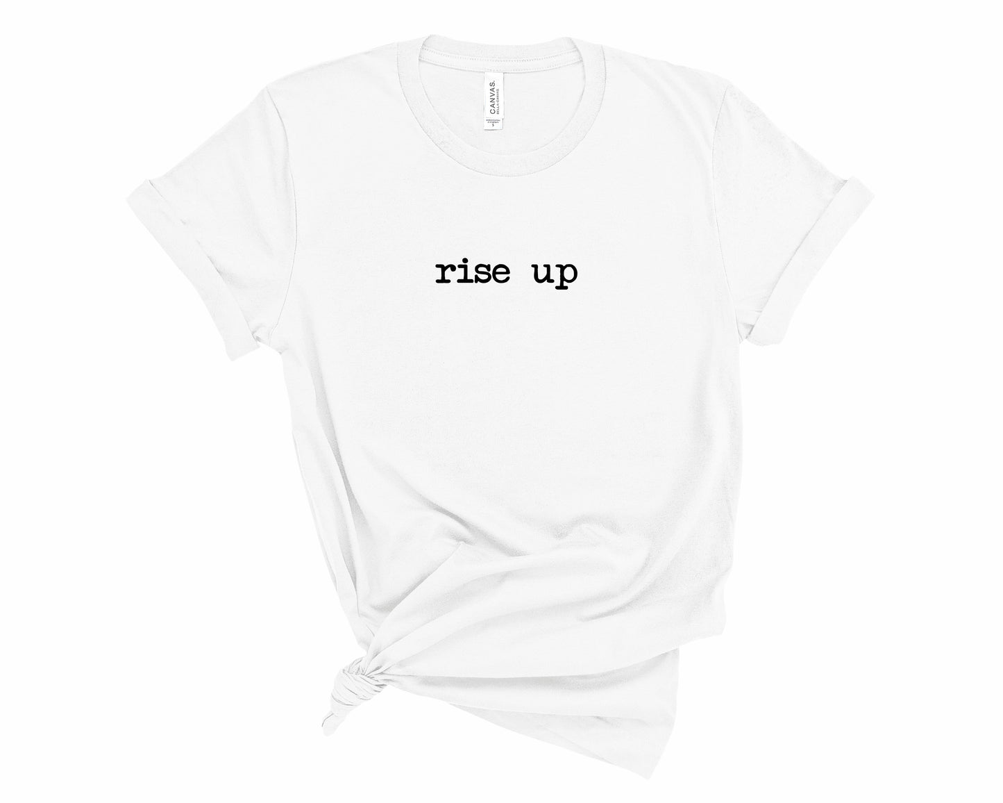 Rebranded "rise up" Crew Neck Tee