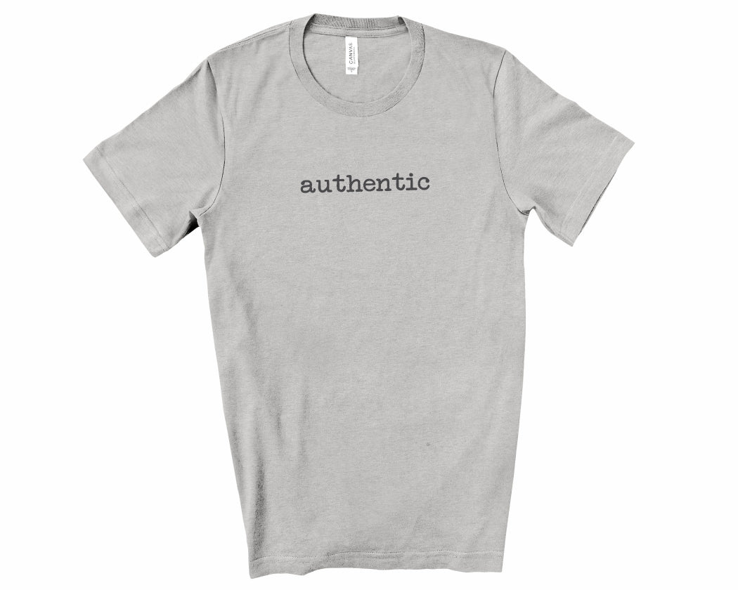 Rebranded "authentic" crewneck Graphic Tee