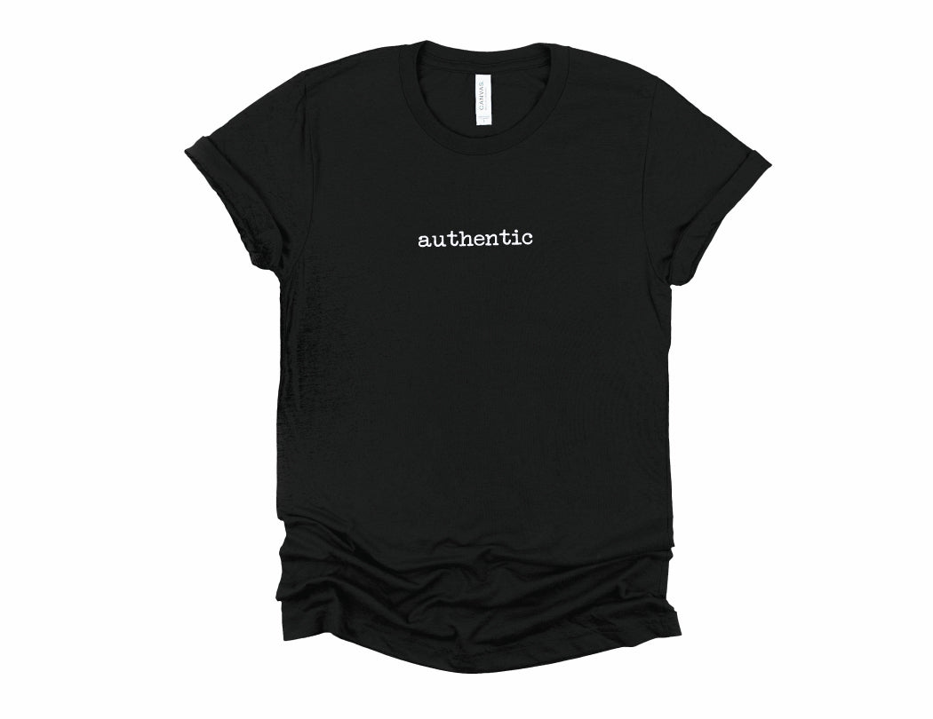 Rebranded "authentic" crewneck Graphic Tee