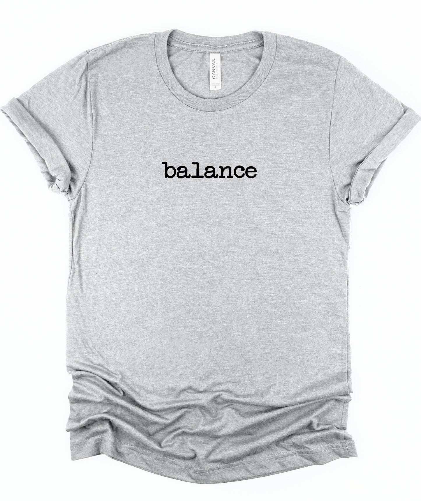 Rebranded "balance" Crew Neck Tee