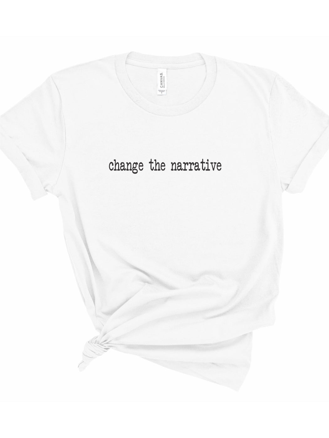 Rebranded "change the narrative" crewneck Graphic Tee