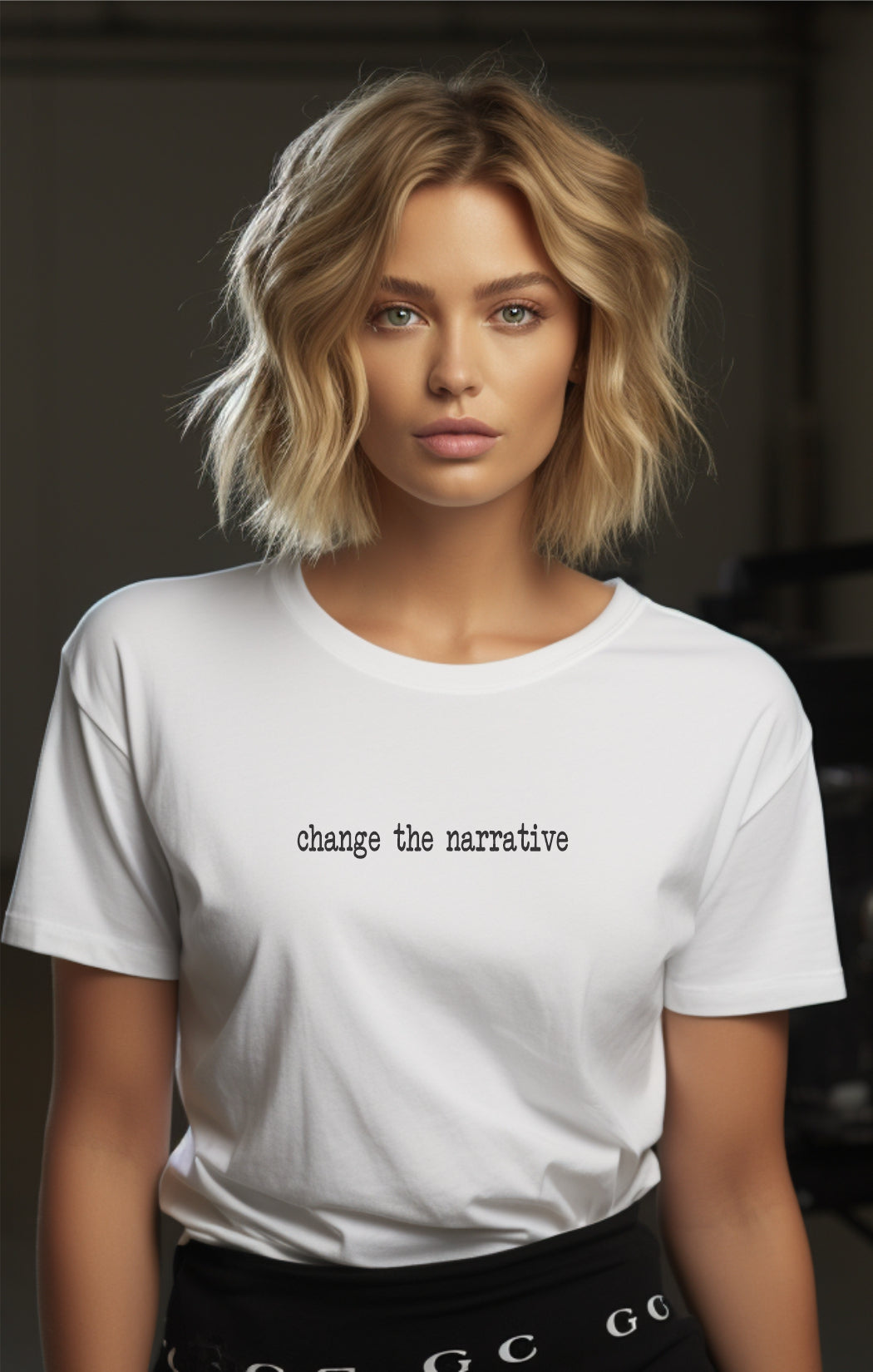 Rebranded "change the narrative" crewneck Graphic Tee