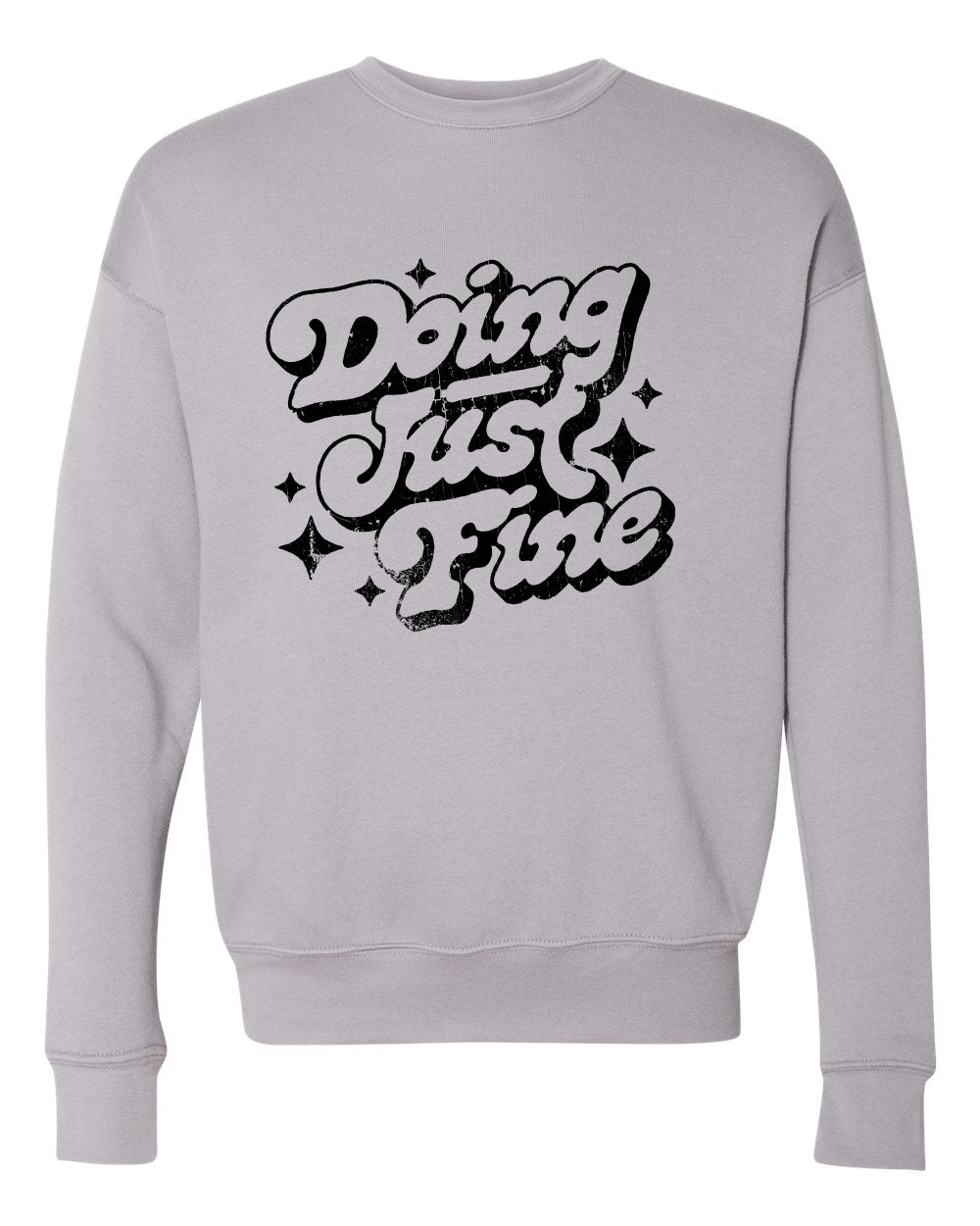 Rebranded "doing just fine" Premium Crewneck Sweatshirt