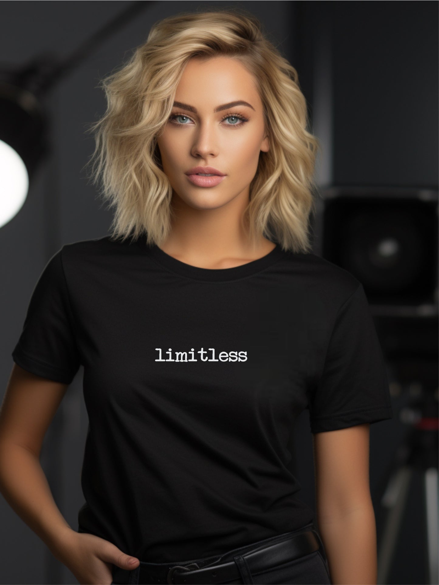 Rebranded "limitless" Crew Neck Tee
