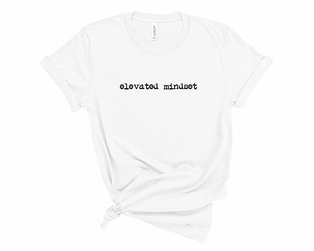 Rebranded "elevated mindset" Crew Neck Tee