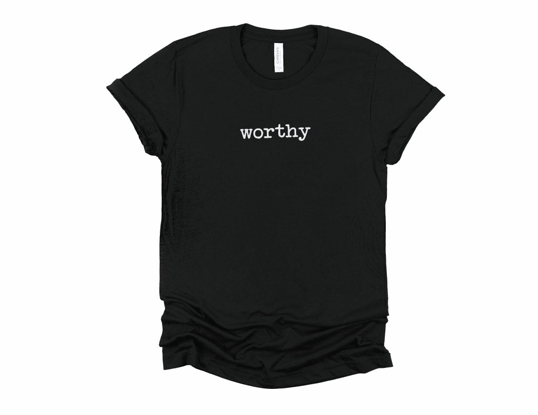 Rebranded "worthy" Crew Neck Tee