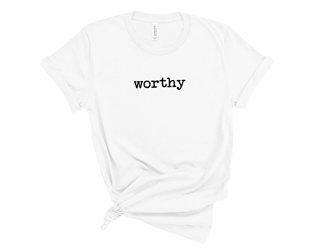 Rebranded "worthy" Crew Neck Tee